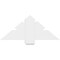 Ekena Millwork Kennewick Architectural Grade PVC Gable Bracket, 36"W x 15"H x 2"D x 6"F, 10/12 Pitch GBP036X15X0206KEN00 - alternate 2